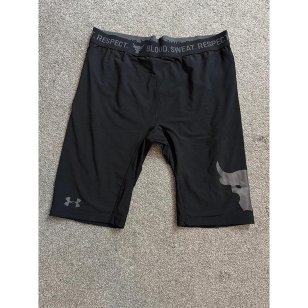 Compression Shorts Under Armour Project Rock Black